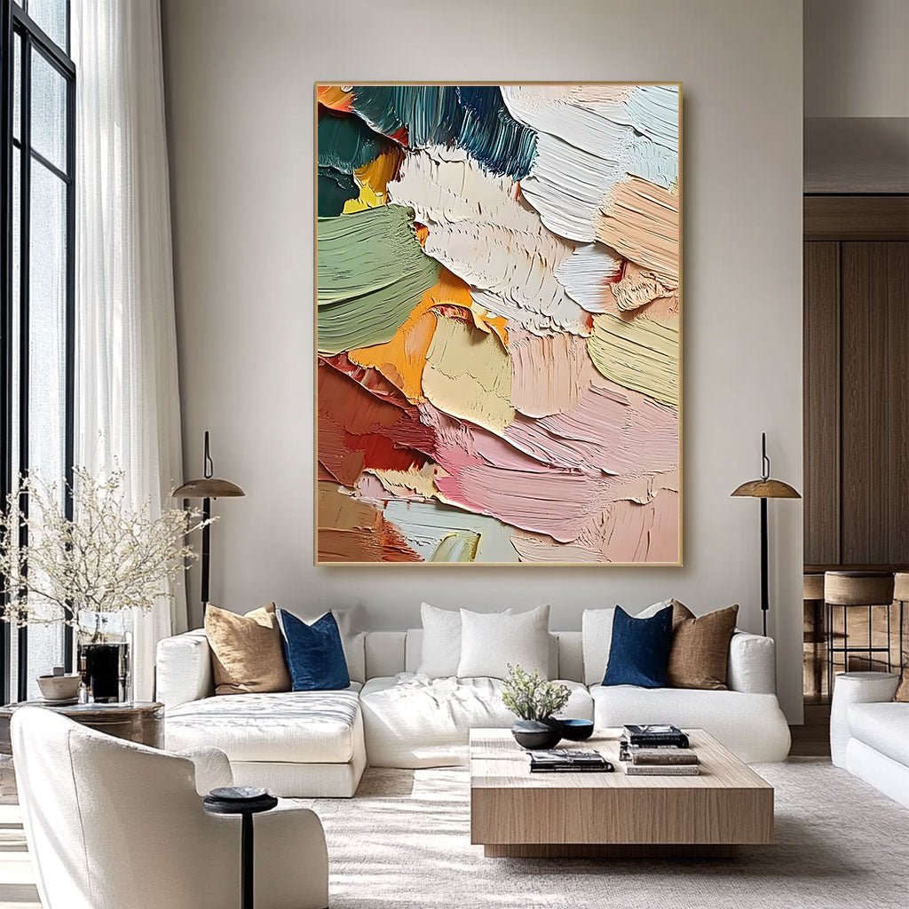 Abstract Painting "Colores Sentidos” - nukeart