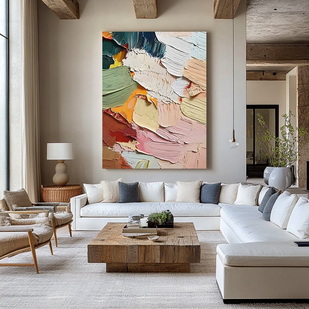 Abstract Painting "Colores Sentidos” - nukeart
