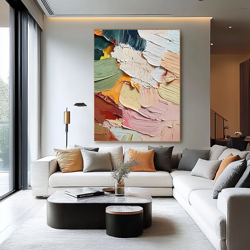 Abstract Painting "Colores Sentidos” - nukeart
