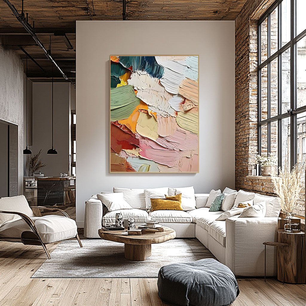 Abstract Painting "Colores Sentidos” - nukeart