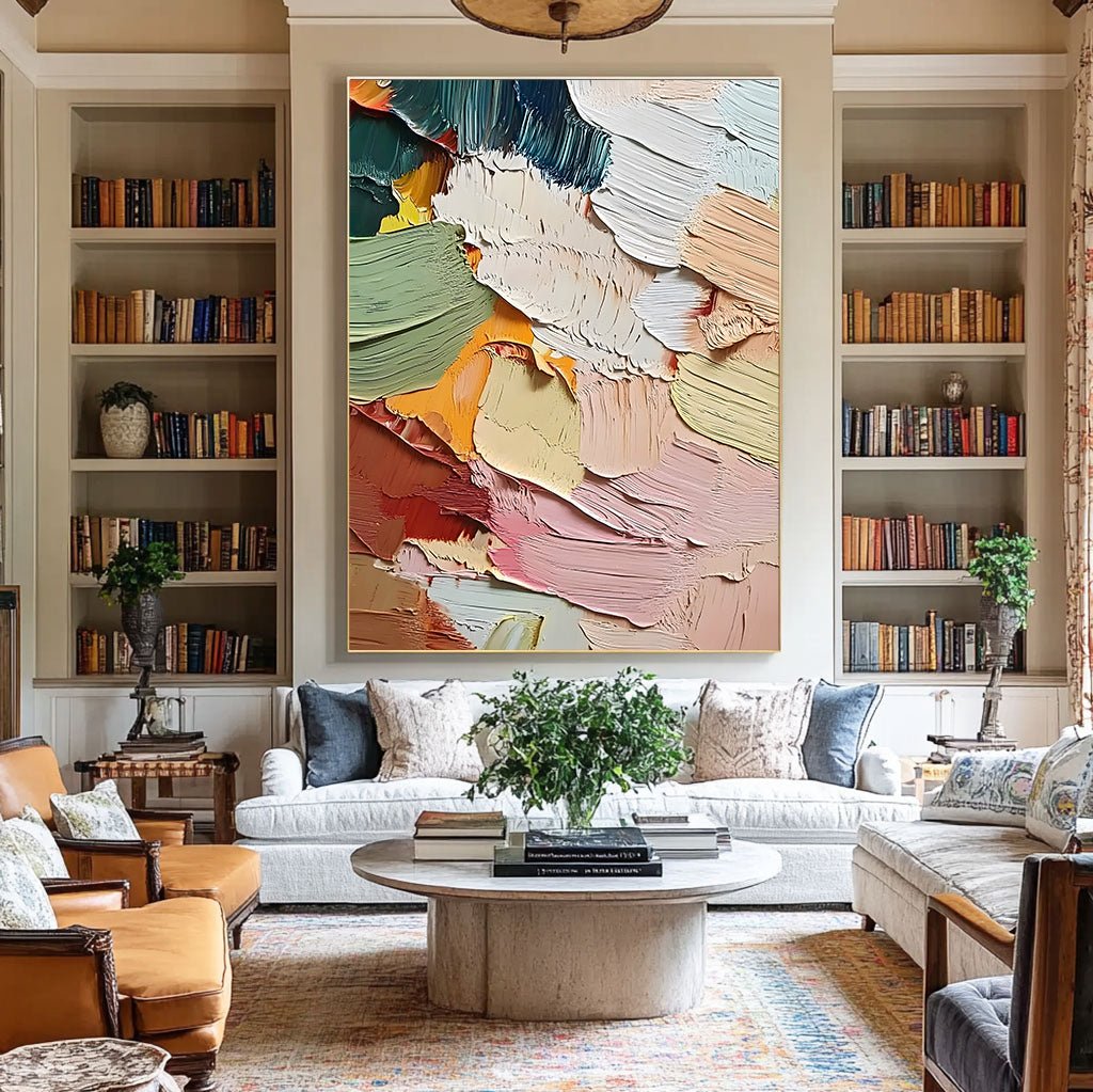 Abstract Painting "Colores Sentidos” - nukeart