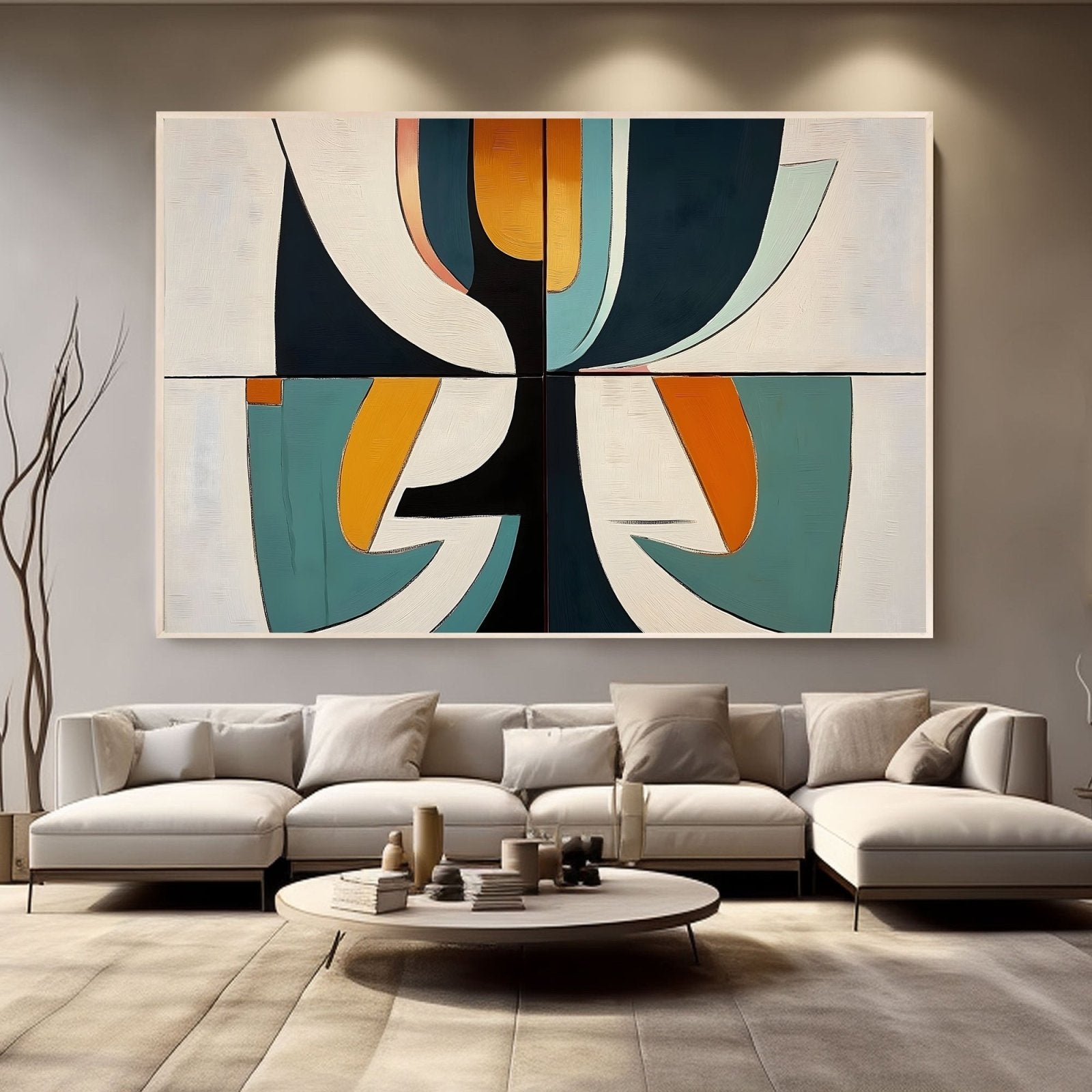 Abstract Painting "Composición" - nukeart
