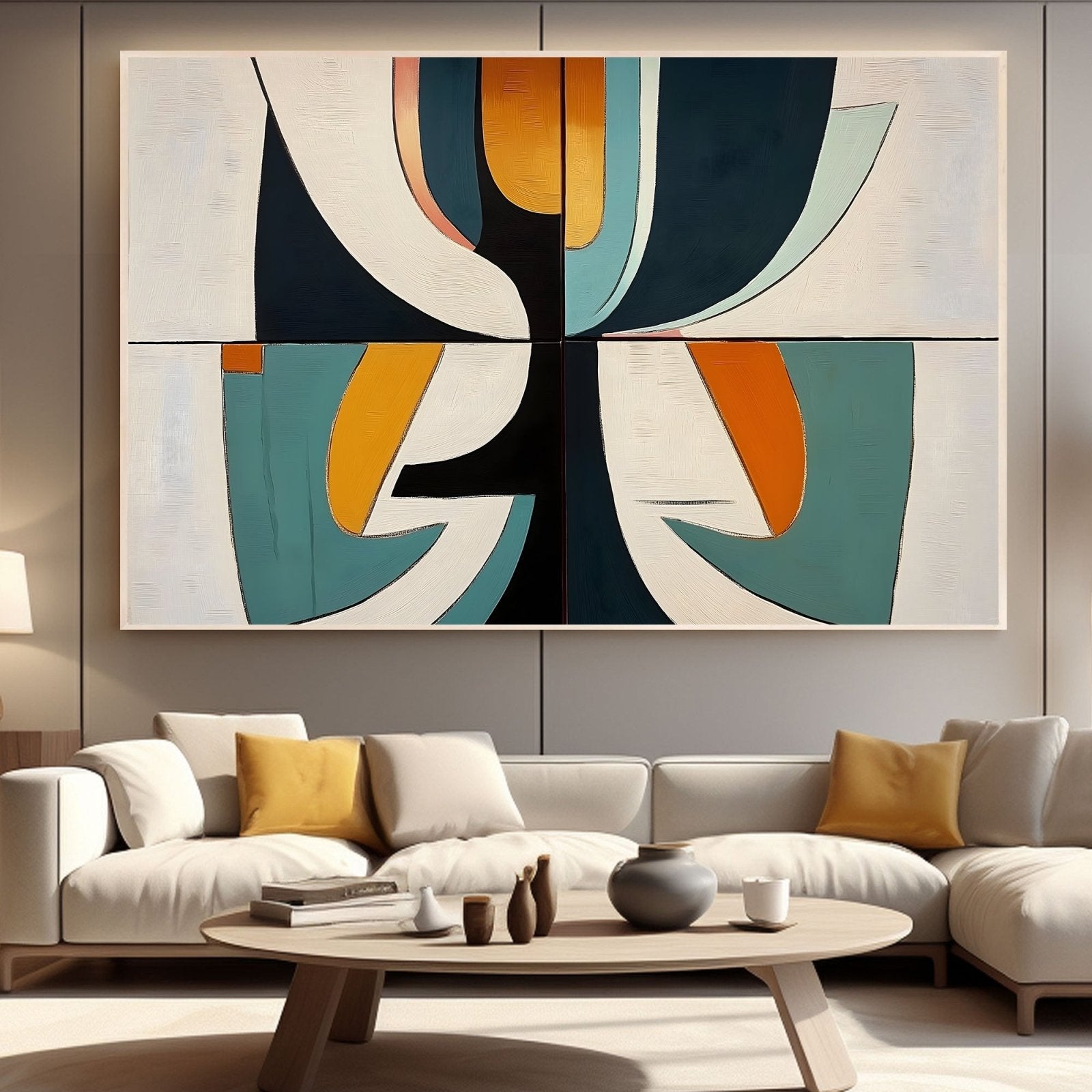 Abstract Painting "Composición" - nukeart