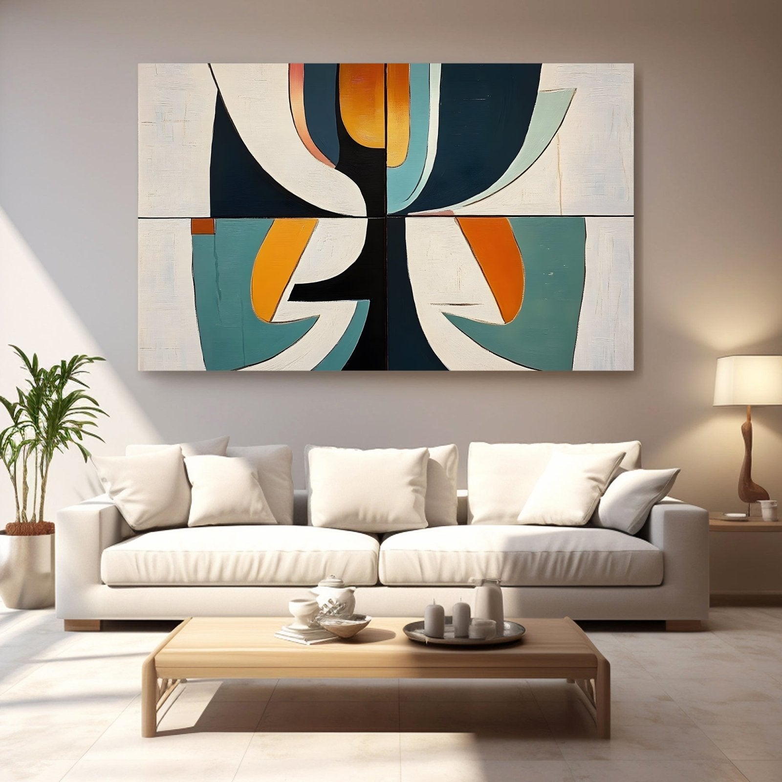 Abstract Painting "Composición" - nukeart
