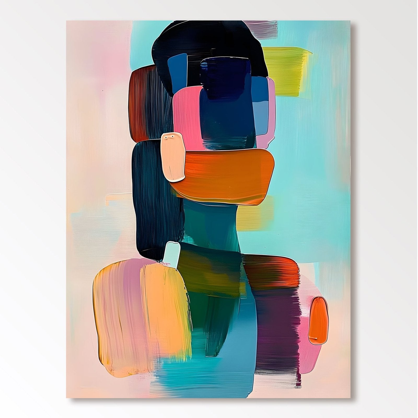 Abstract Painting "Composición Colorida” - nukeart