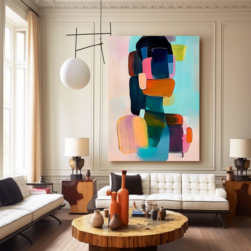 Abstract Painting "Composición Colorida” - nukeart