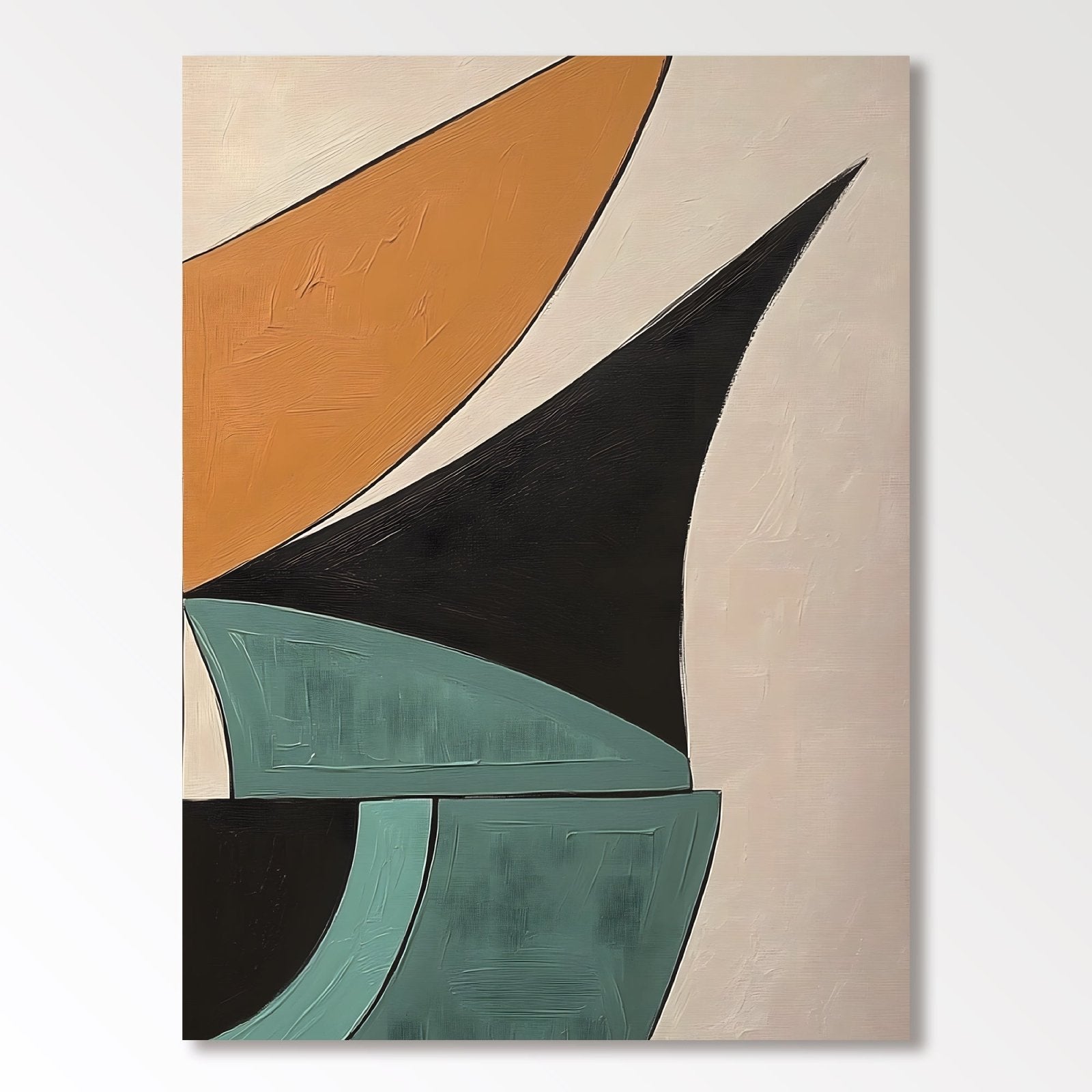Abstract Painting "Confluencia Geométrica" - nukeart