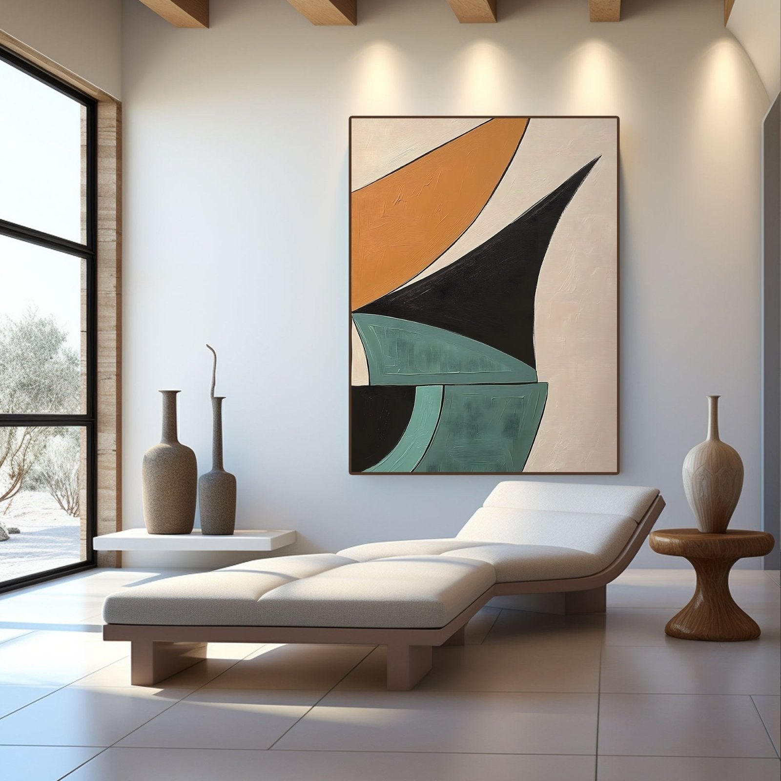 Abstract Painting "Confluencia Geométrica" - nukeart