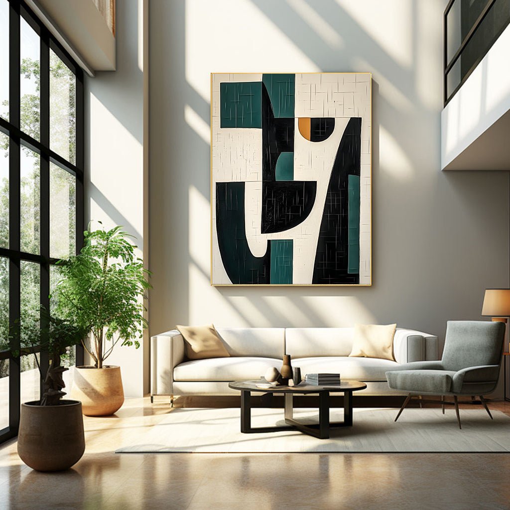 Abstract Painting "Contraste Artístico" - nukeart