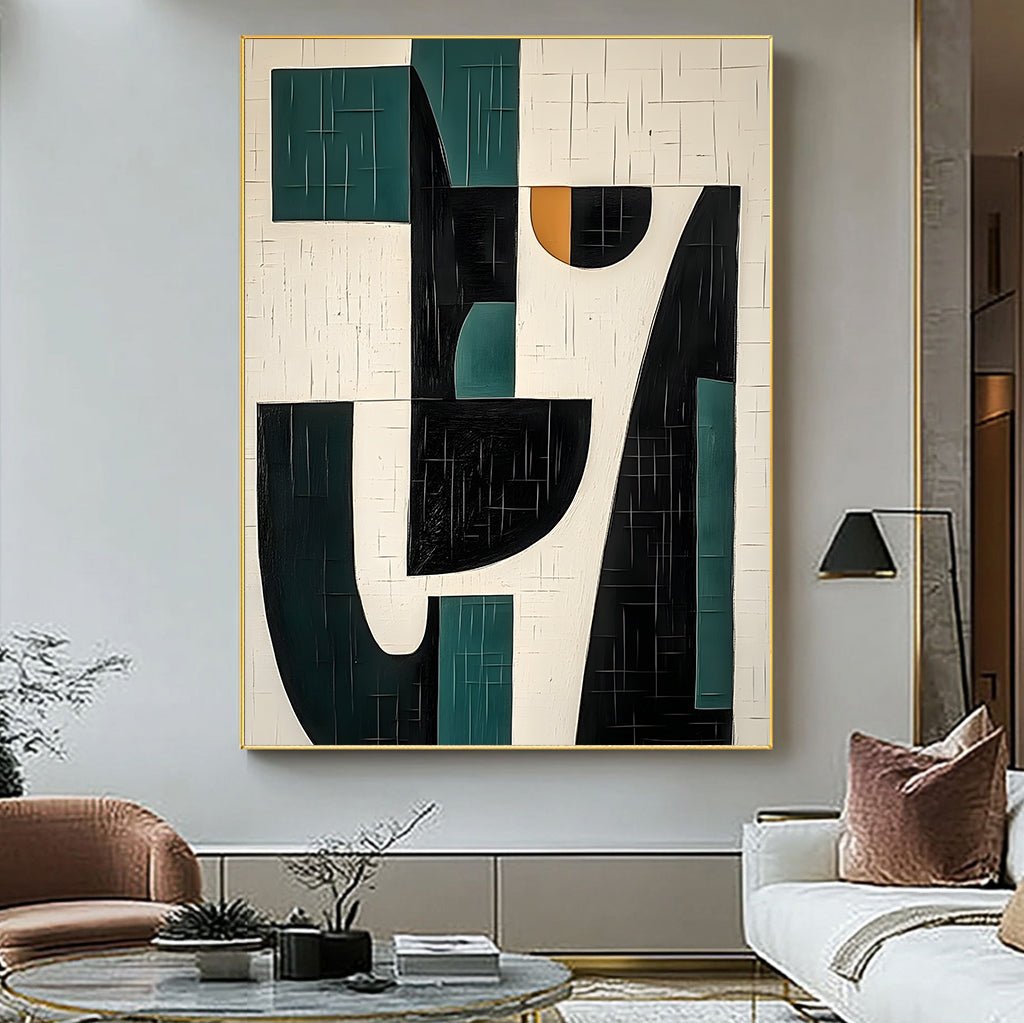 Abstract Painting "Contraste Artístico" - nukeart