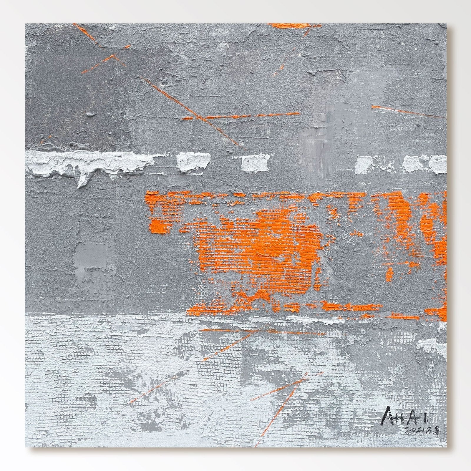 Abstract Painting "Contraste de Colores” - nukeart