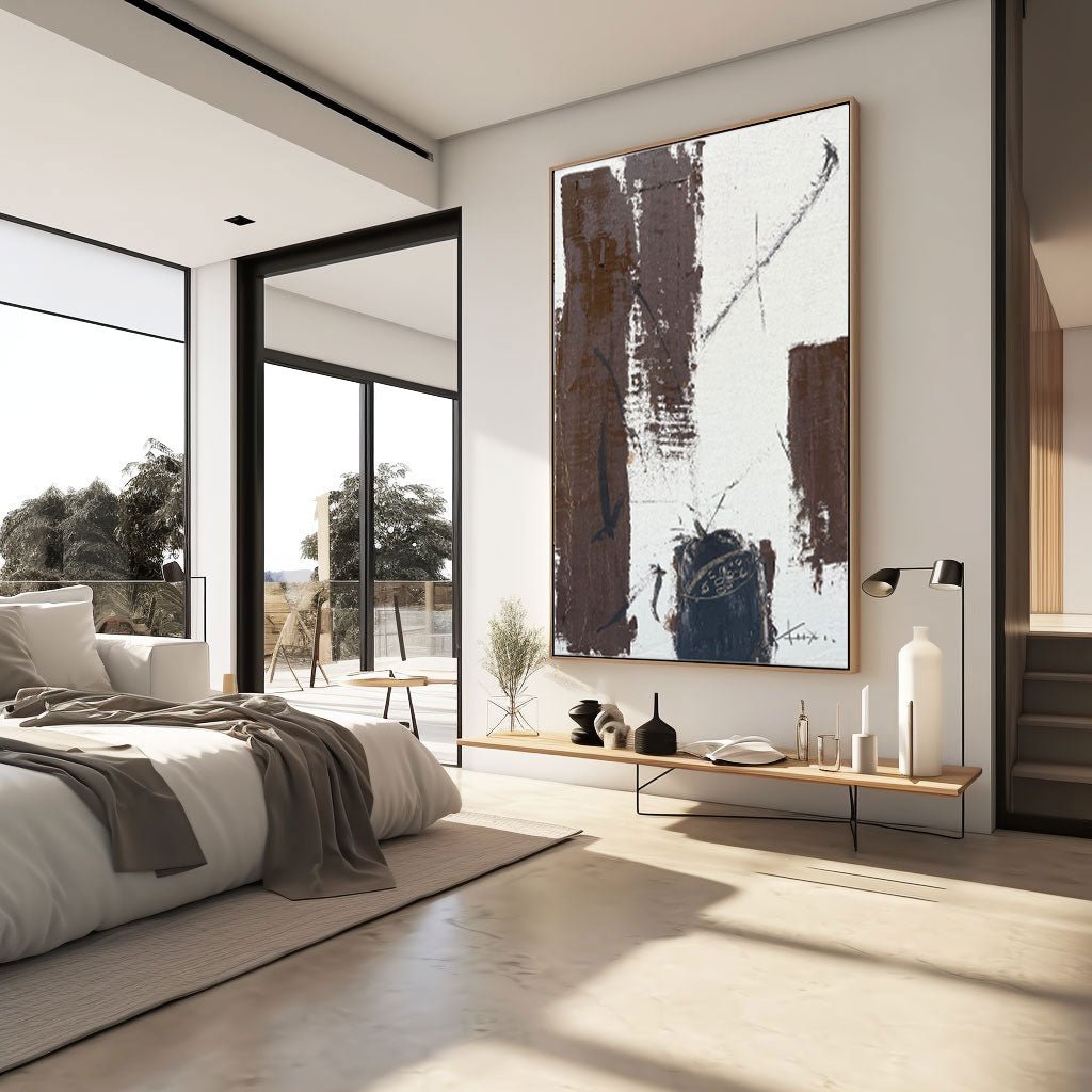 Abstract Painting "Contraste Interior” - nukeart