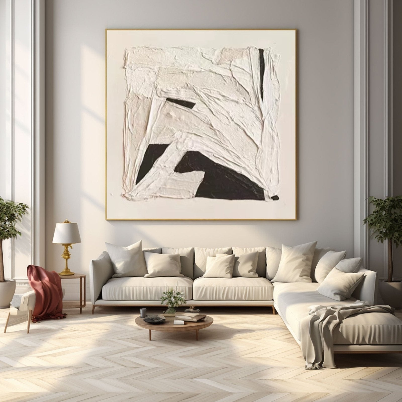 Abstract Painting "Contraste Silencioso” - nukeart