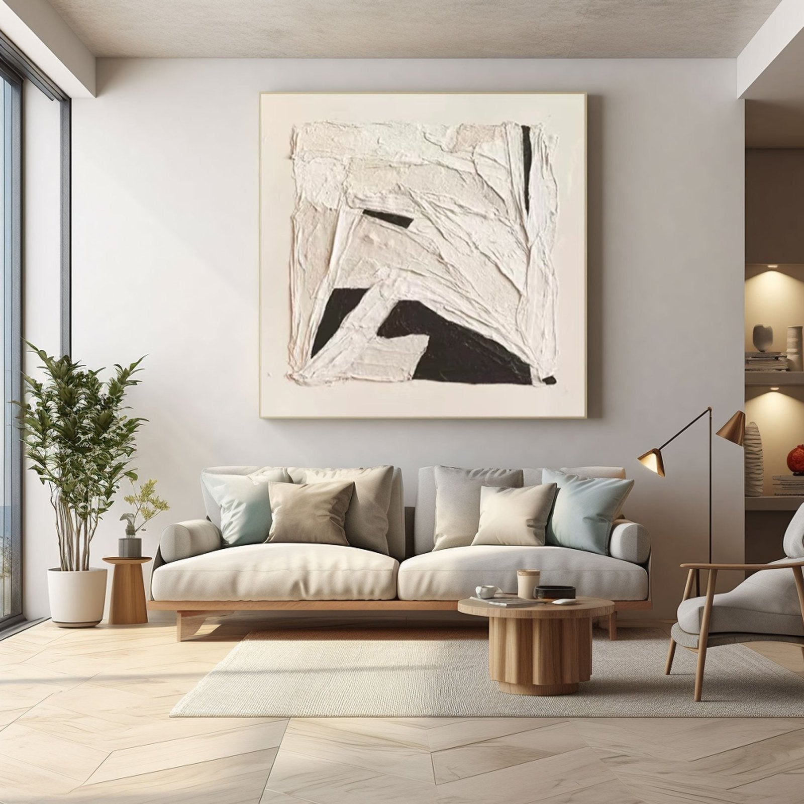 Abstract Painting "Contraste Silencioso” - nukeart