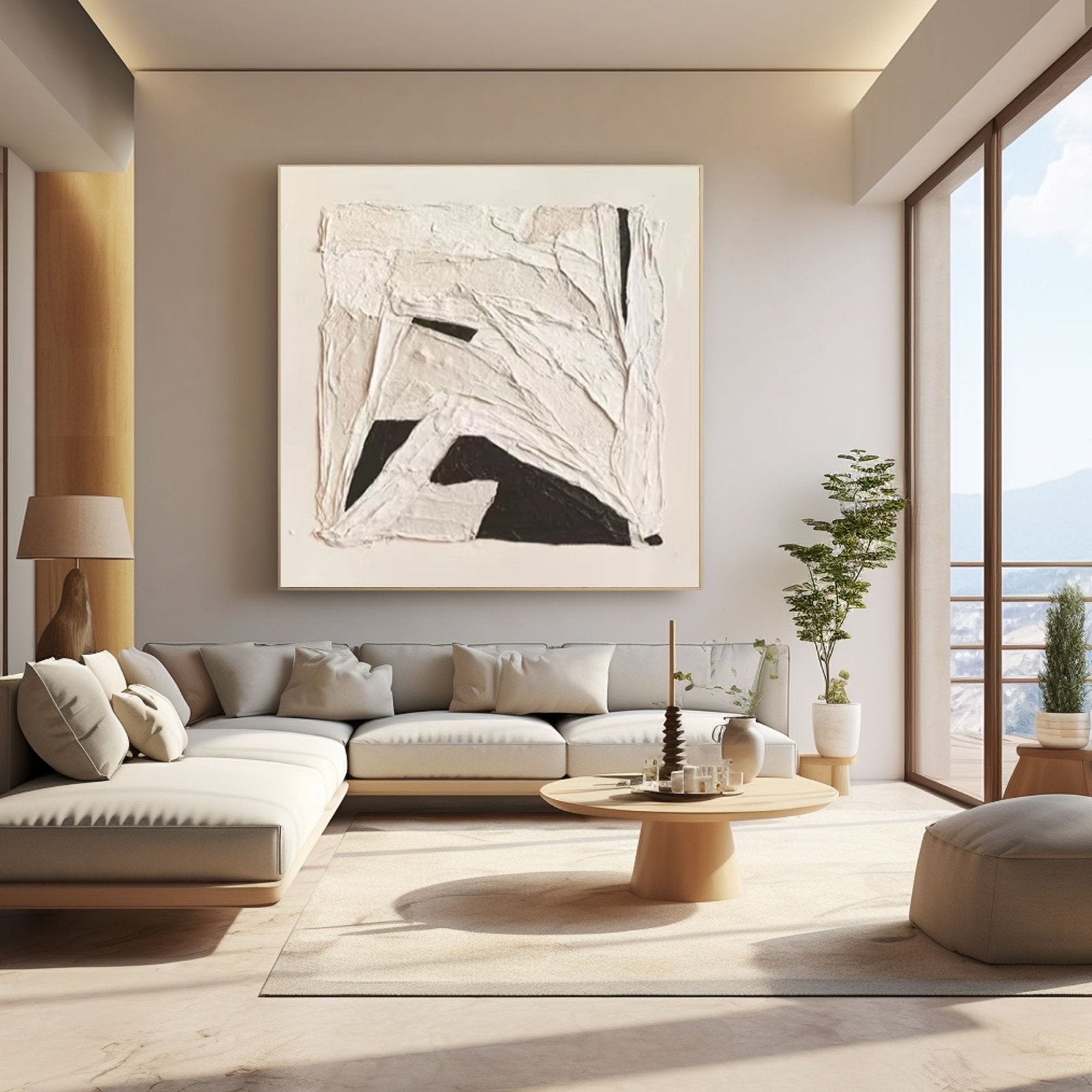 Abstract Painting "Contraste Silencioso” - nukeart