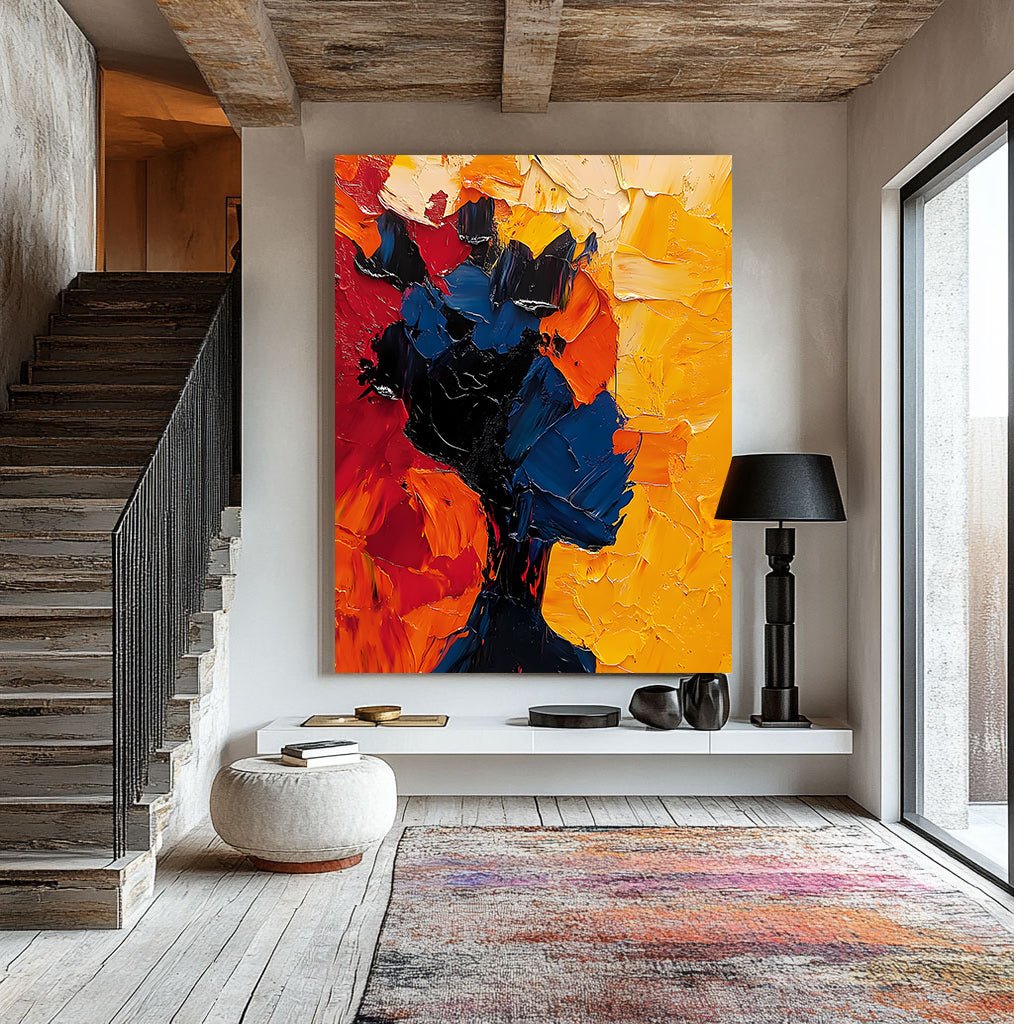 Abstract Painting "Contraste Vívido” - nukeart
