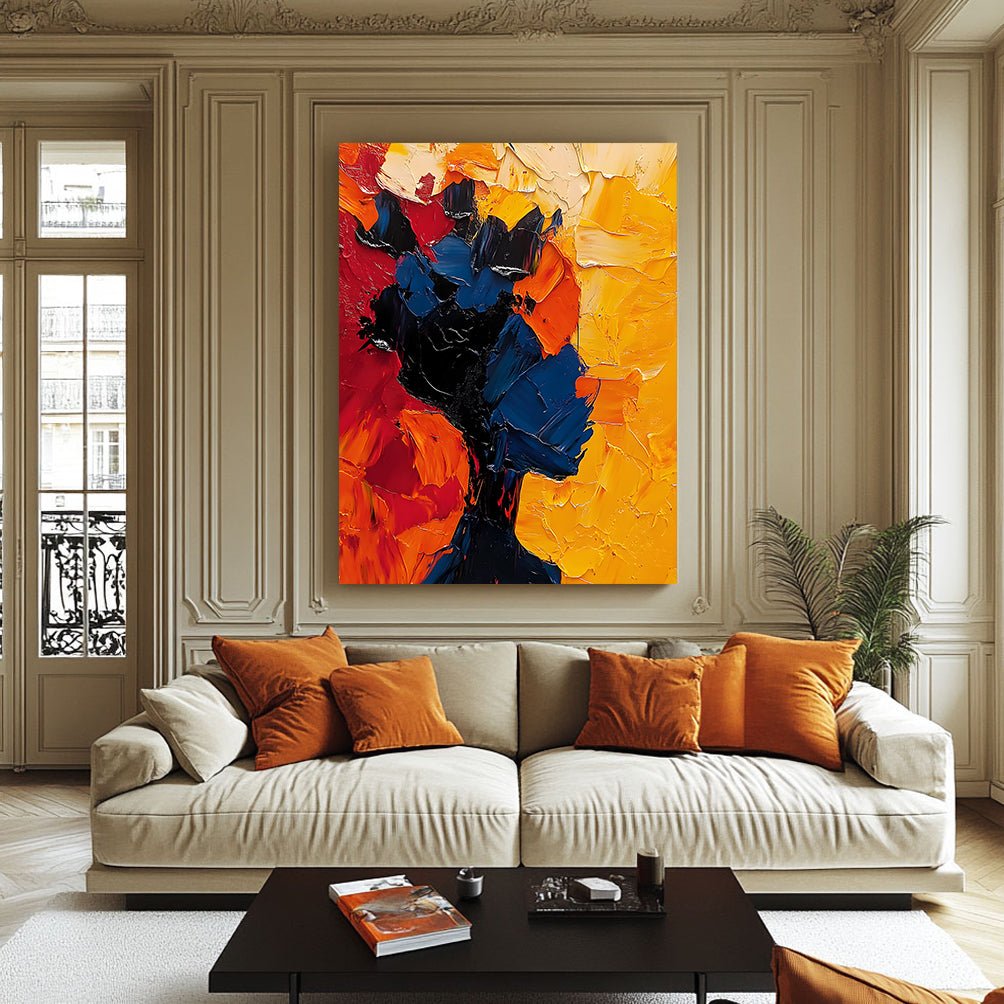 Abstract Painting "Contraste Vívido” - nukeart