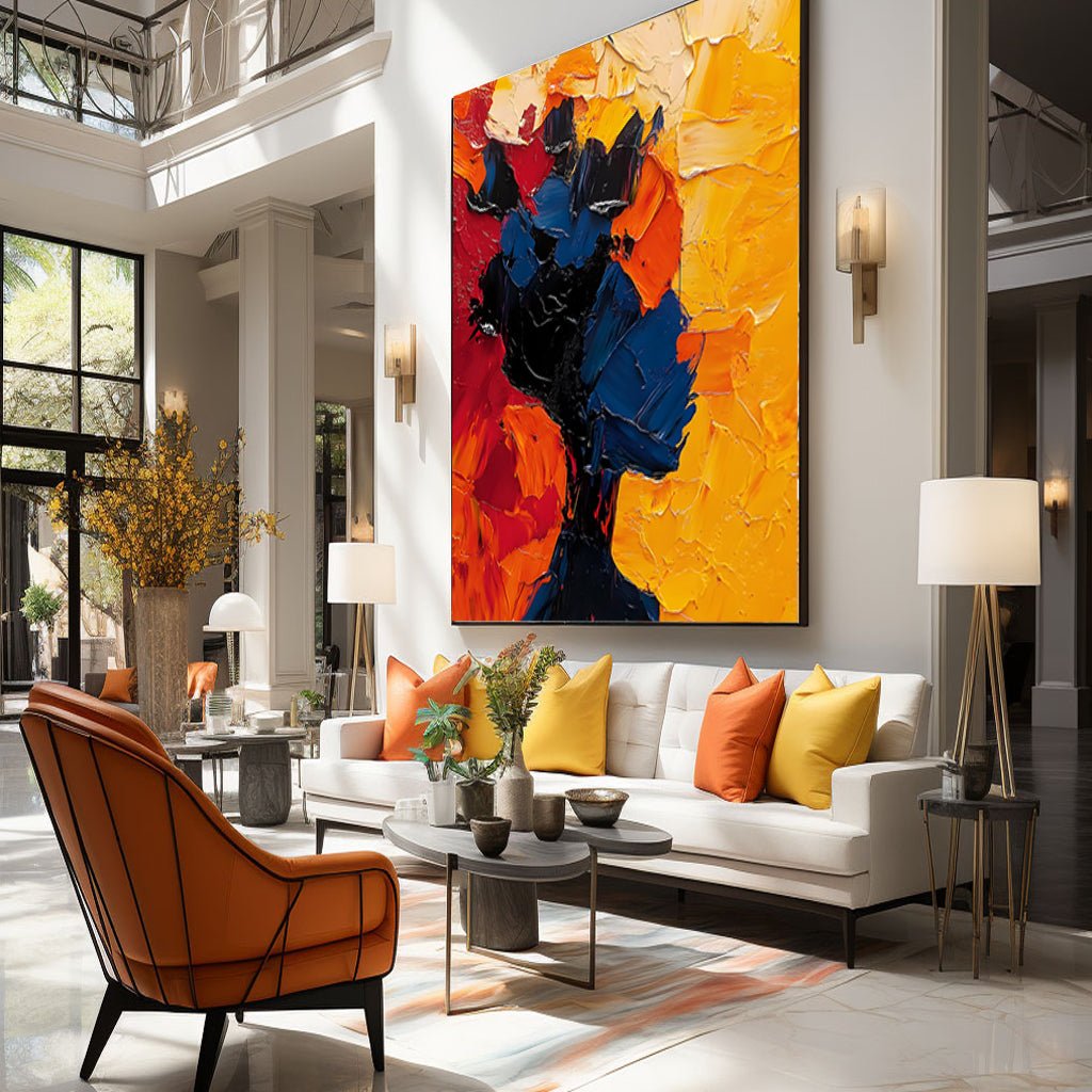 Abstract Painting "Contraste Vívido” - nukeart