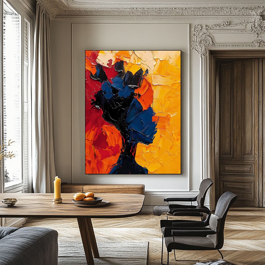 Abstract Painting "Contraste Vívido” - nukeart