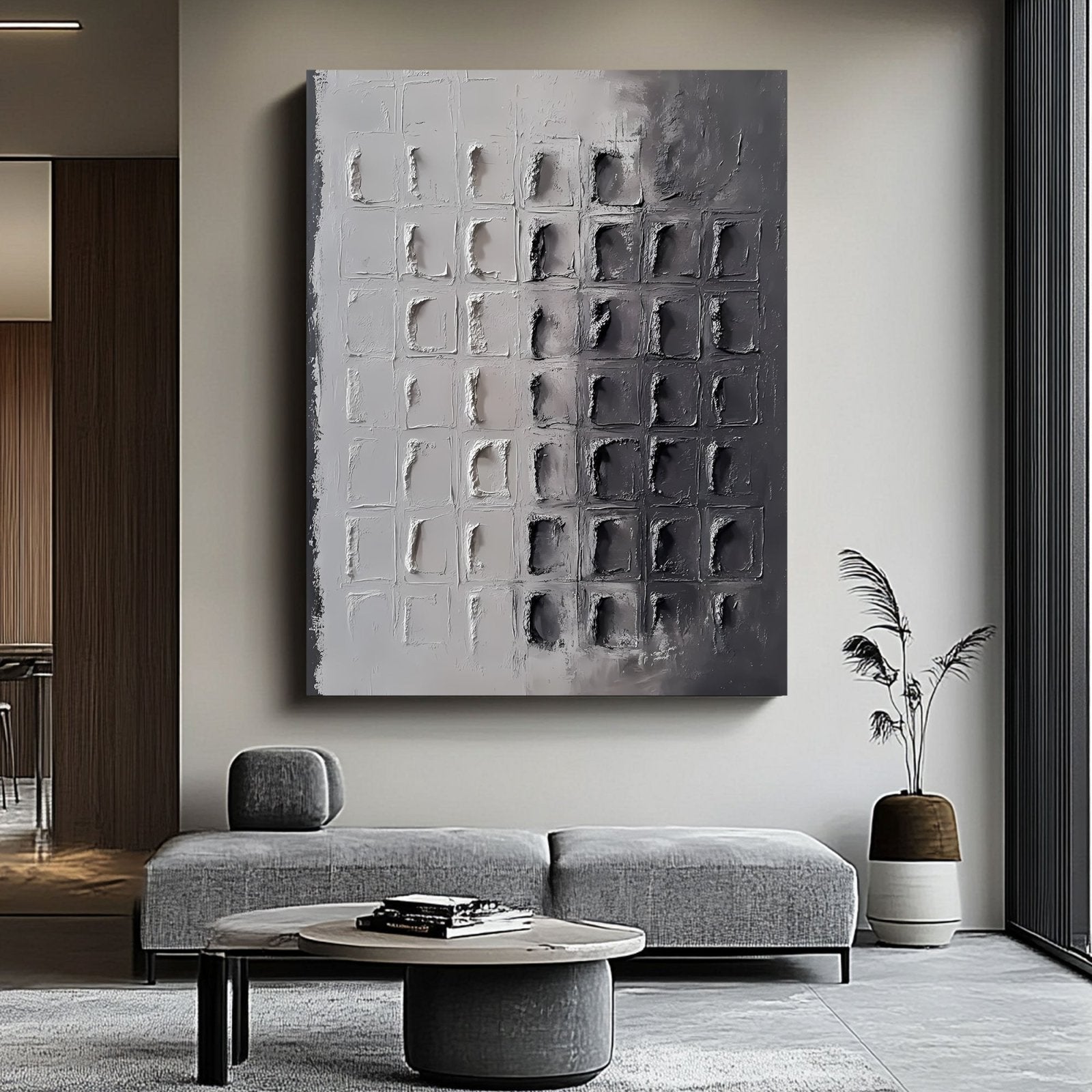 Abstract Painting "Cuadrados Abstractos” - nukeart