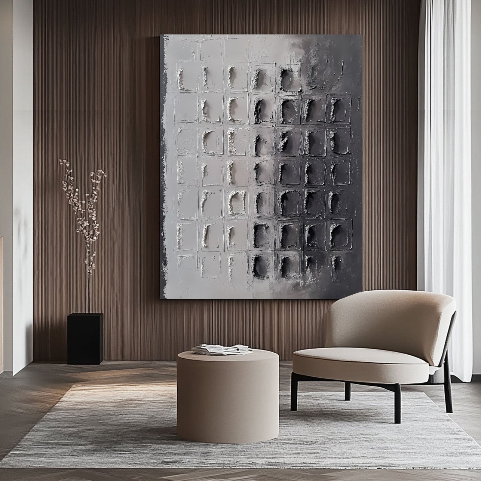 Abstract Painting "Cuadrados Abstractos” - nukeart