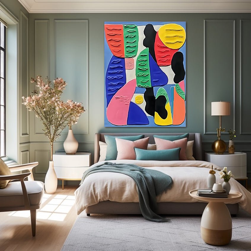Abstract Painting "Danza de Tintas” - nukeart