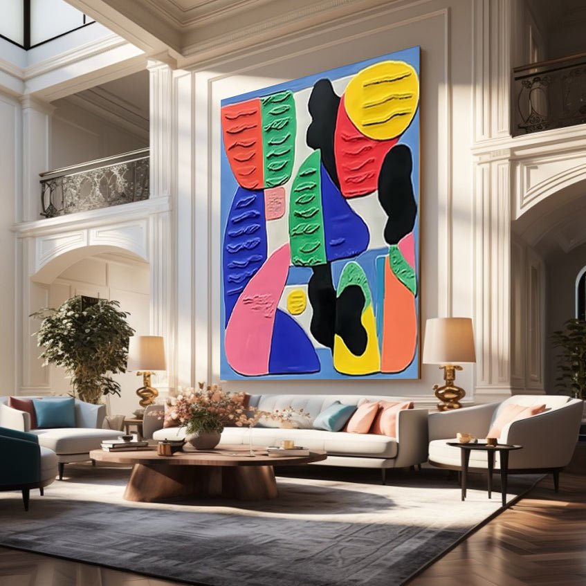 Abstract Painting "Danza de Tintas” - nukeart