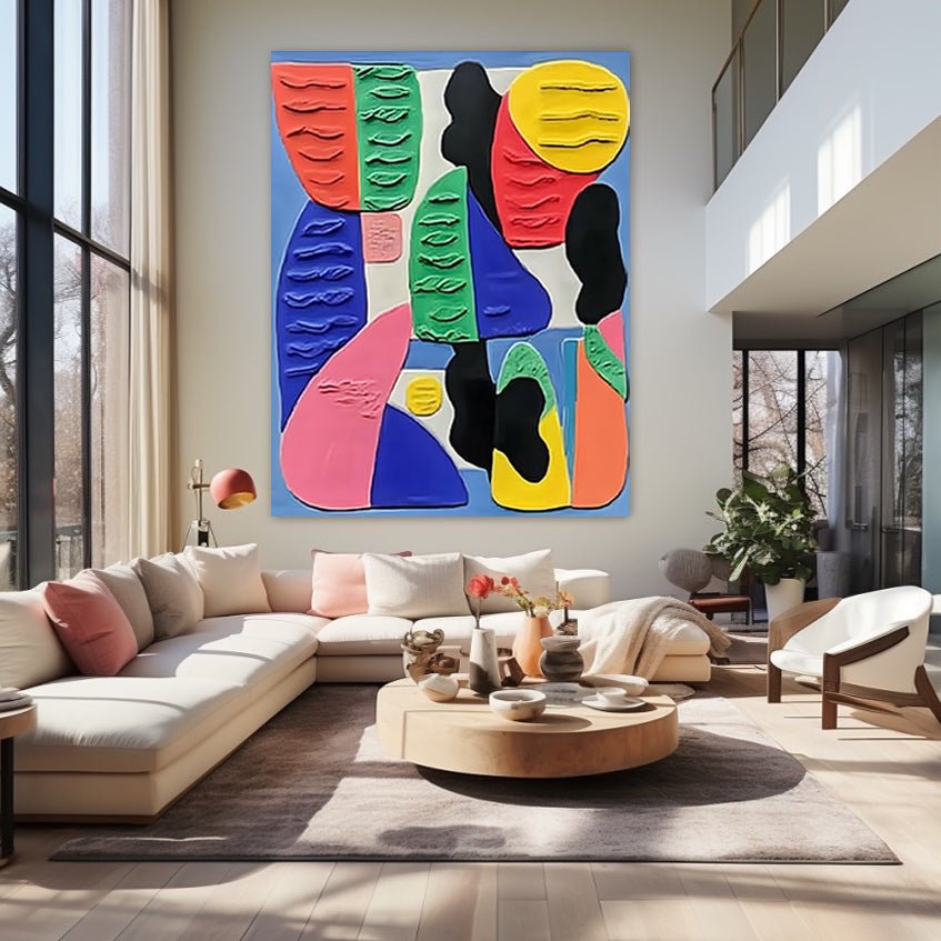 Abstract Painting "Danza de Tintas” - nukeart