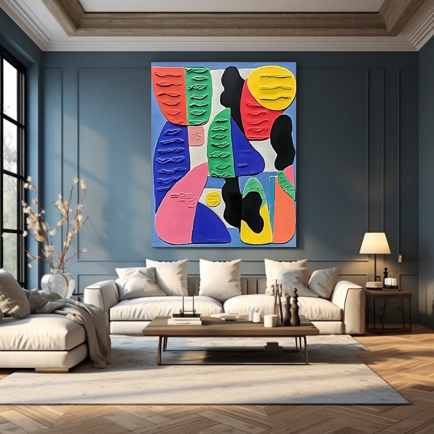 Abstract Painting "Danza de Tintas” - nukeart