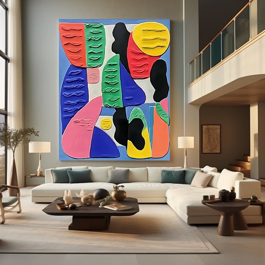 Abstract Painting "Danza de Tintas” - nukeart