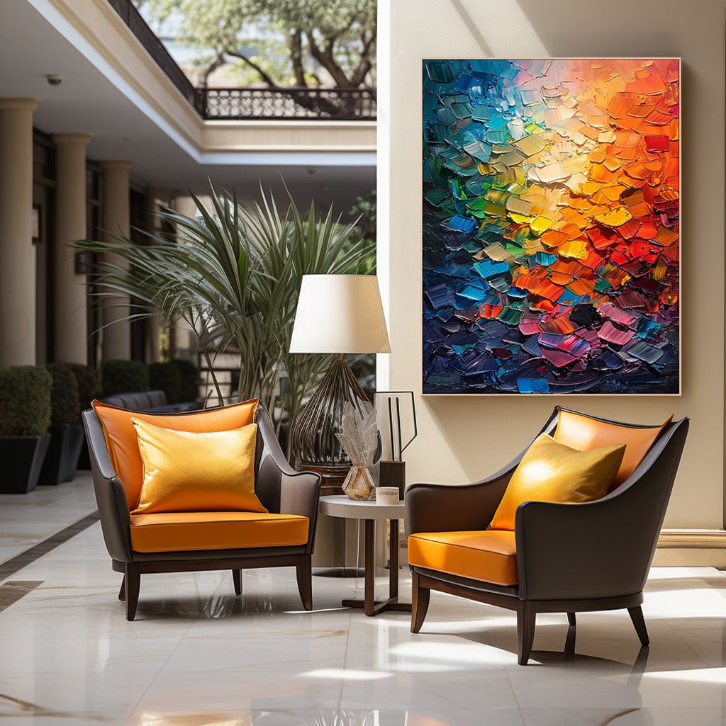 Abstract Painting "Dath agus Saol” - nukeart