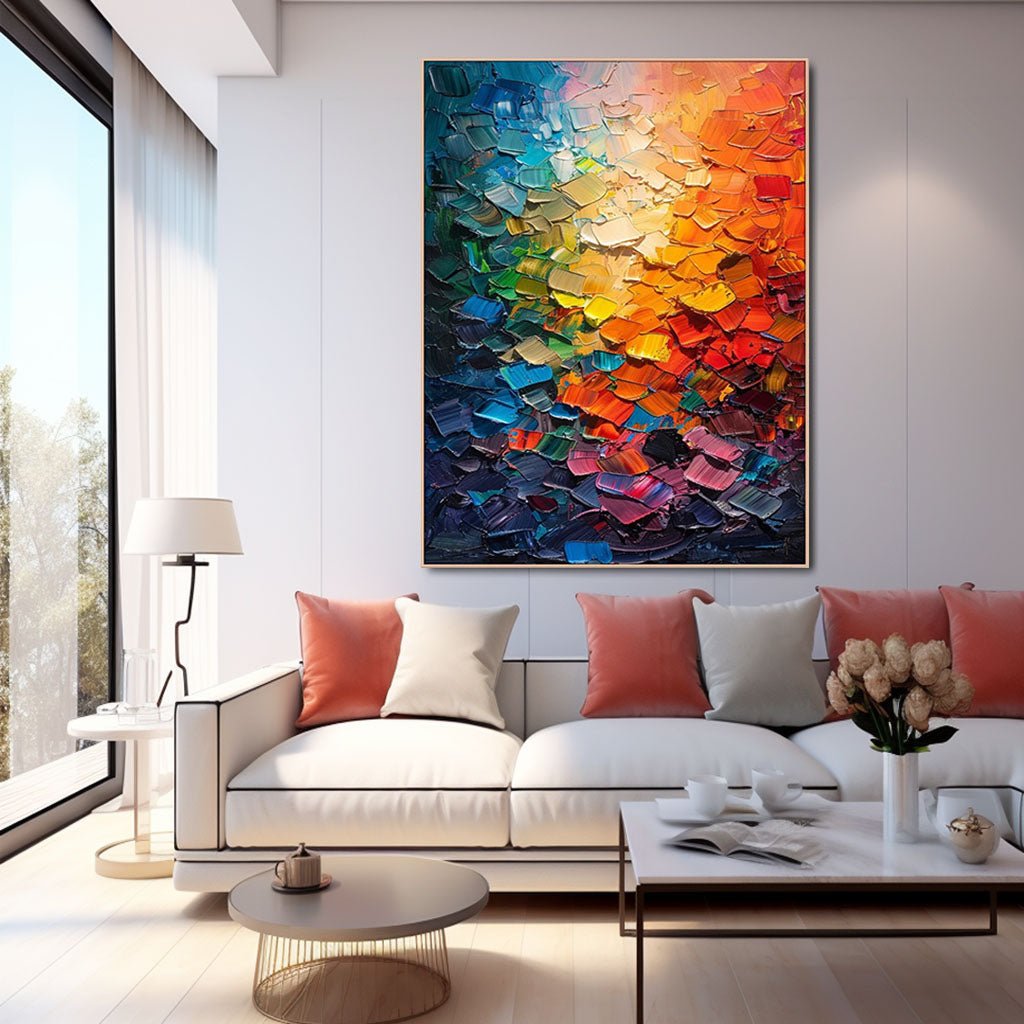 Abstract Painting "Dath agus Saol” - nukeart