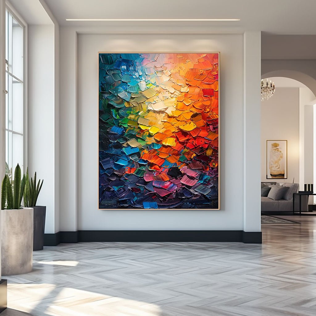 Abstract Painting "Dath agus Saol” - nukeart