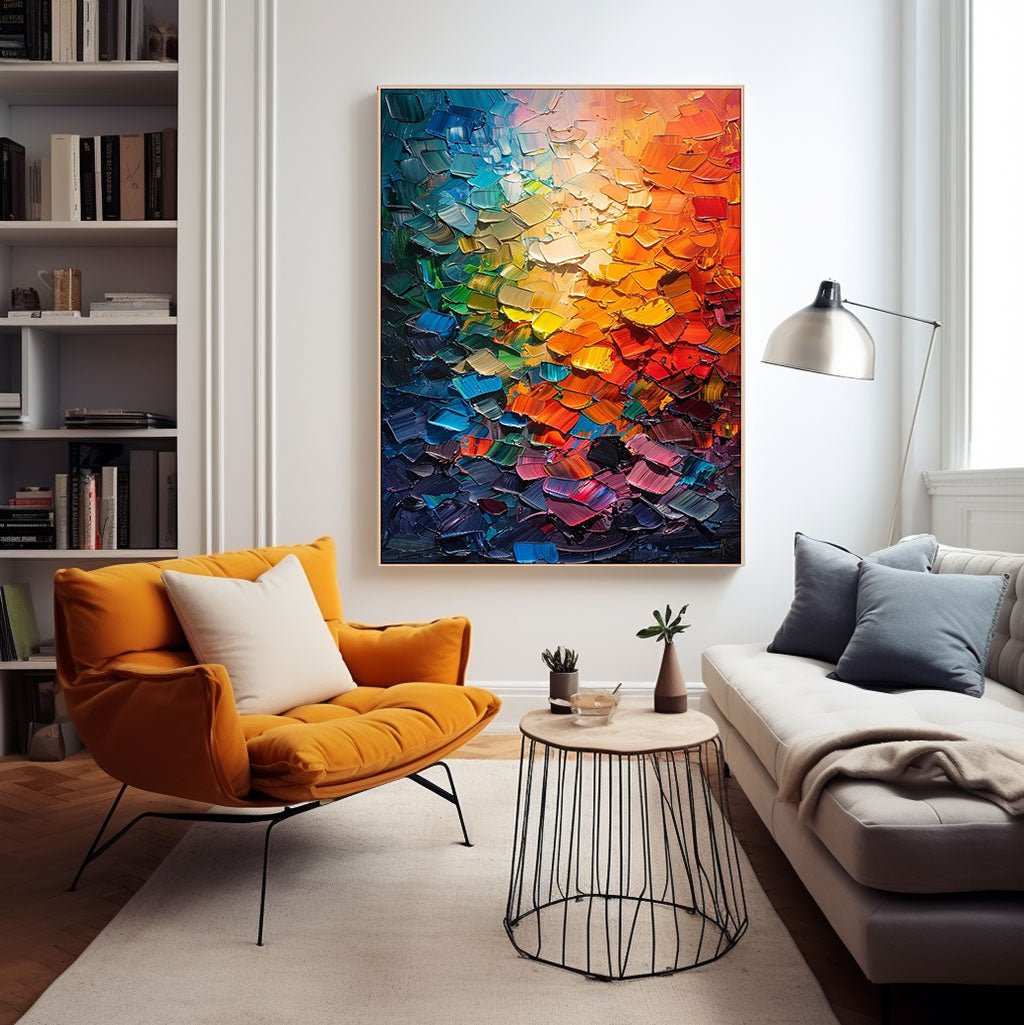 Abstract Painting "Dath agus Saol” - nukeart