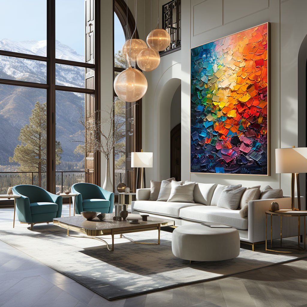 Abstract Painting "Dath agus Saol” - nukeart