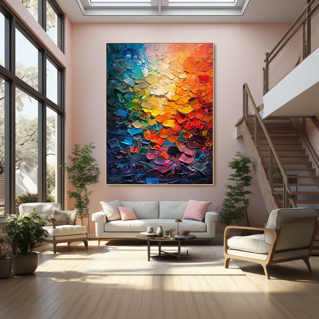 Abstract Painting "Dath agus Saol” - nukeart