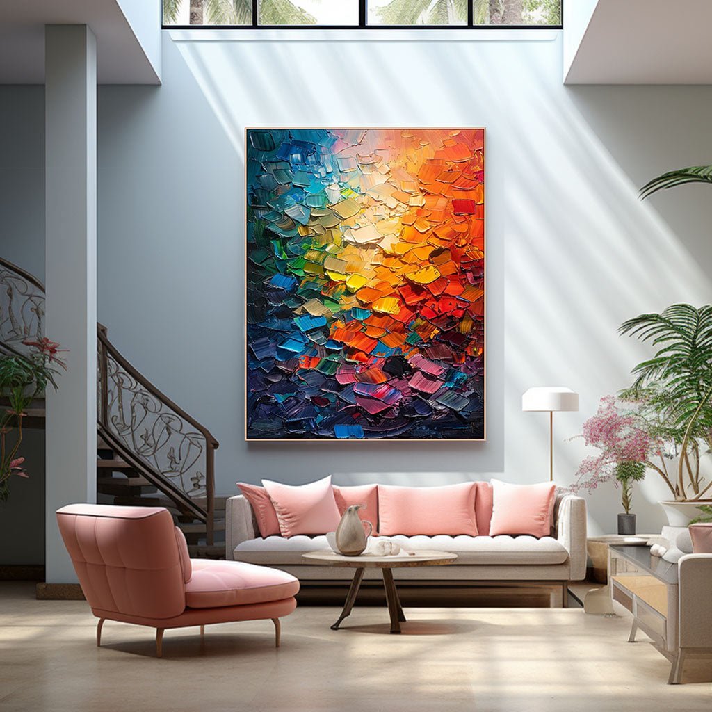 Abstract Painting "Dath agus Saol” - nukeart
