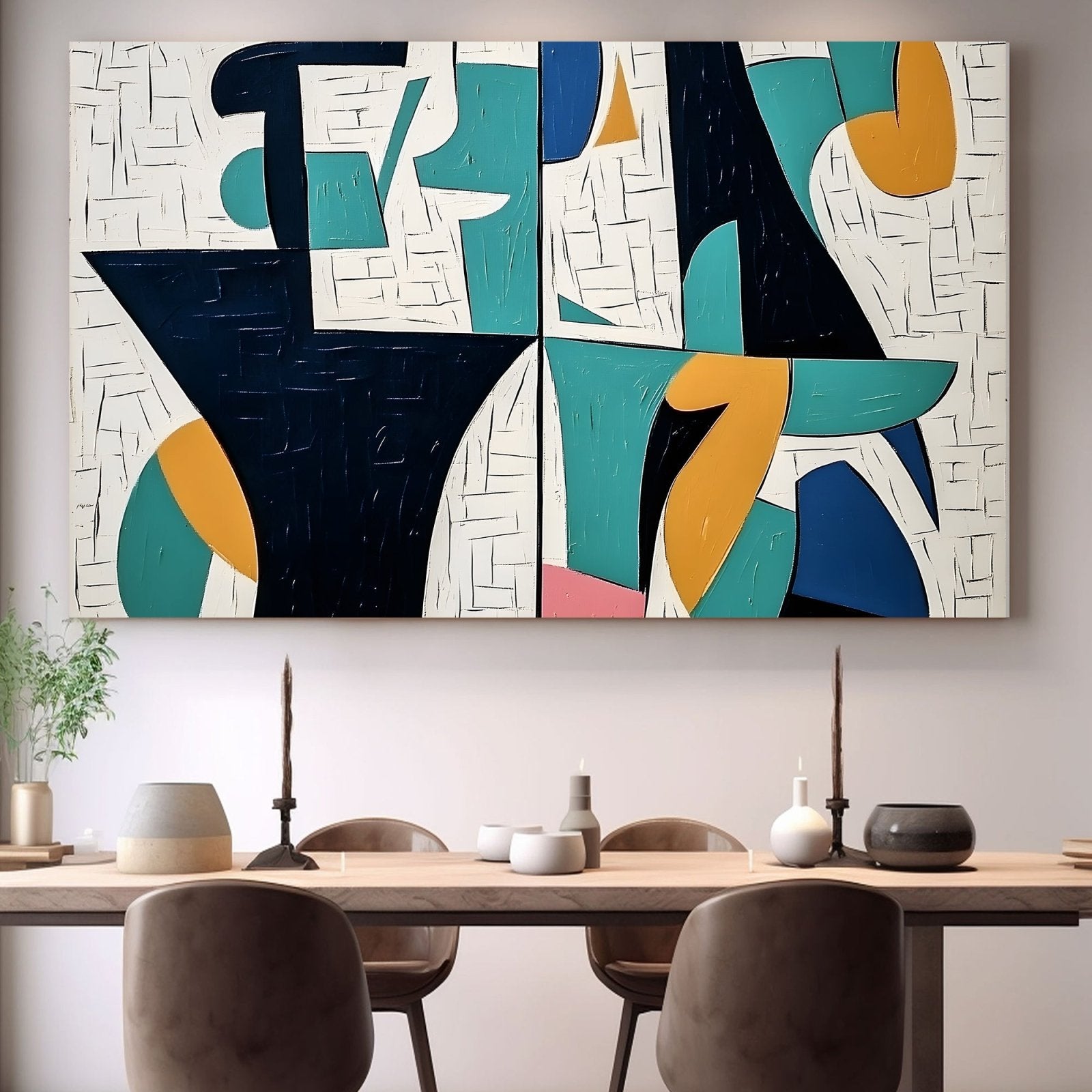 Abstract Painting "Desafío" - nukeart