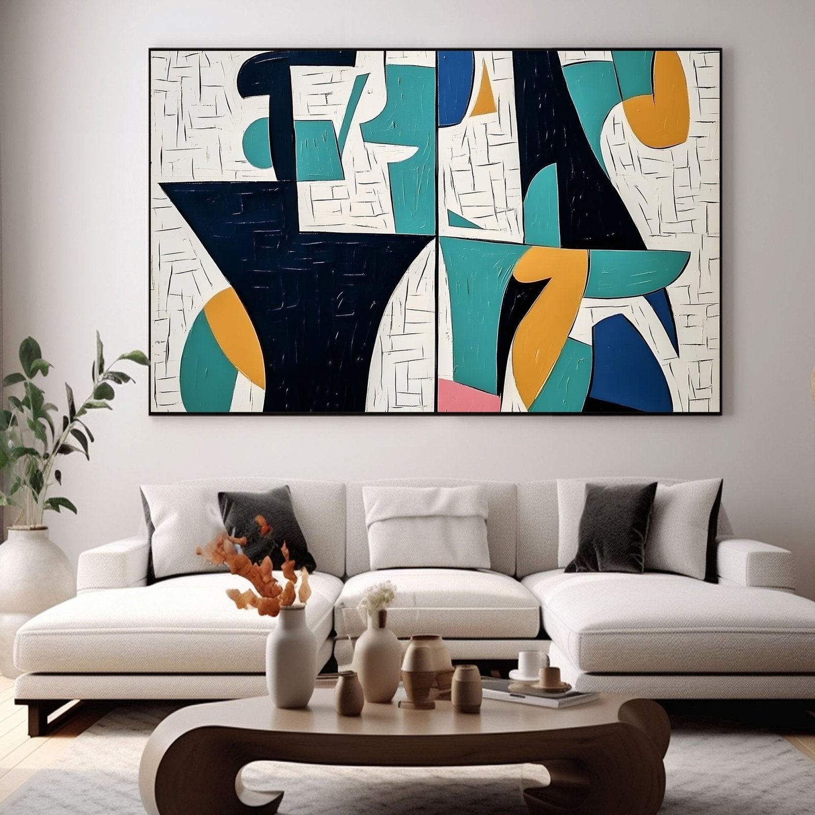 Abstract Painting "Desafío" - nukeart