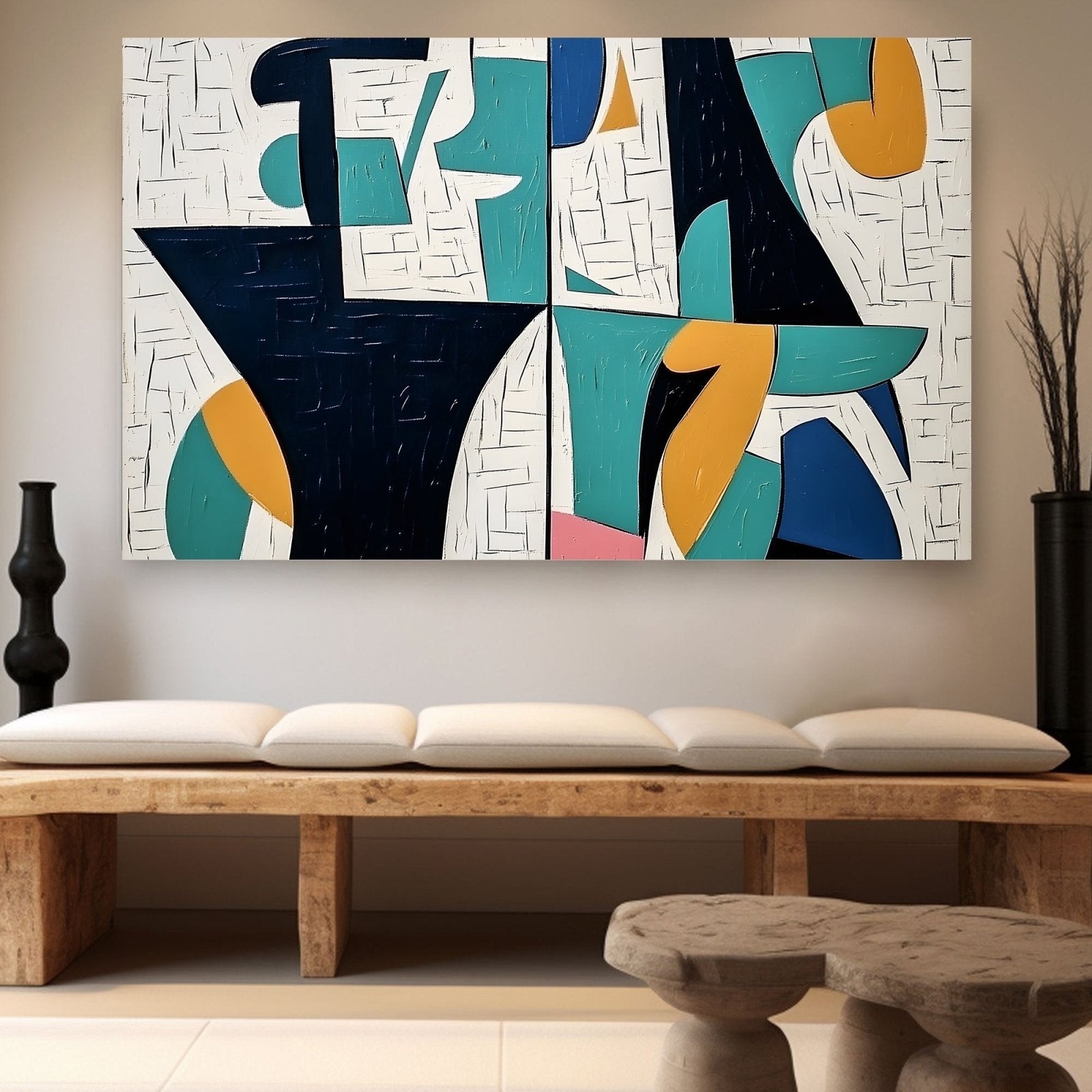 Abstract Painting "Desafío" - nukeart