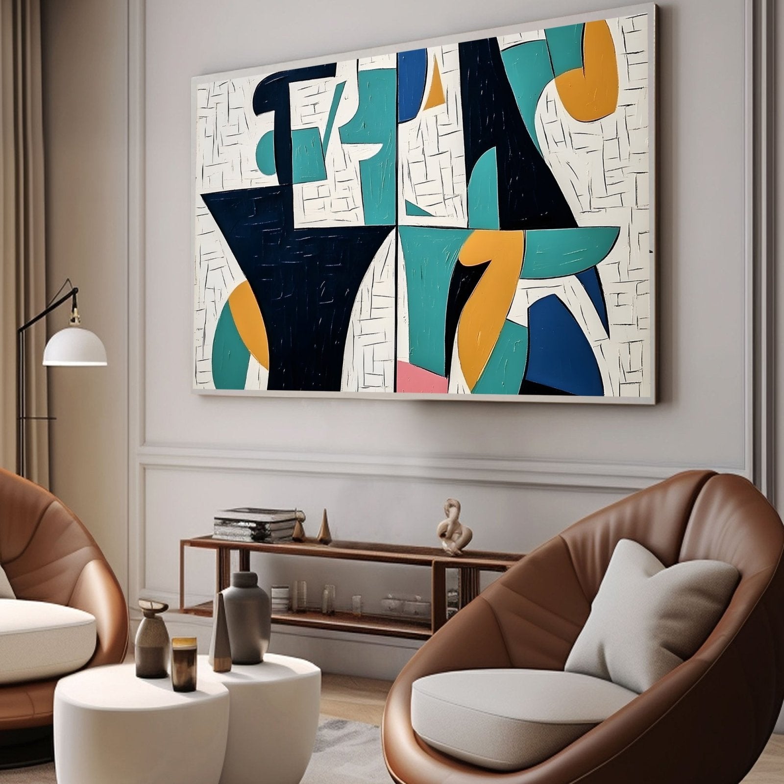 Abstract Painting "Desafío" - nukeart