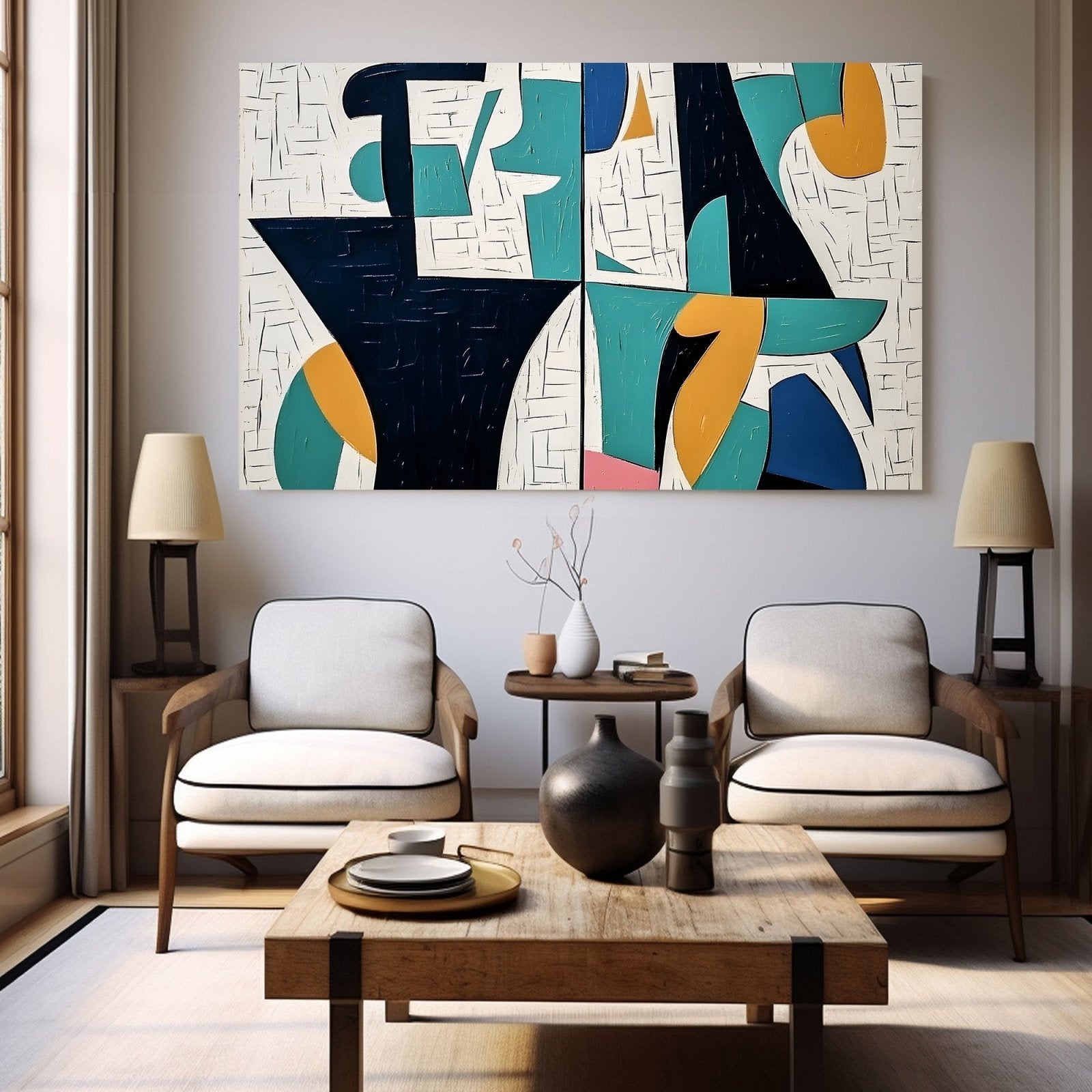 Abstract Painting "Desafío" - nukeart