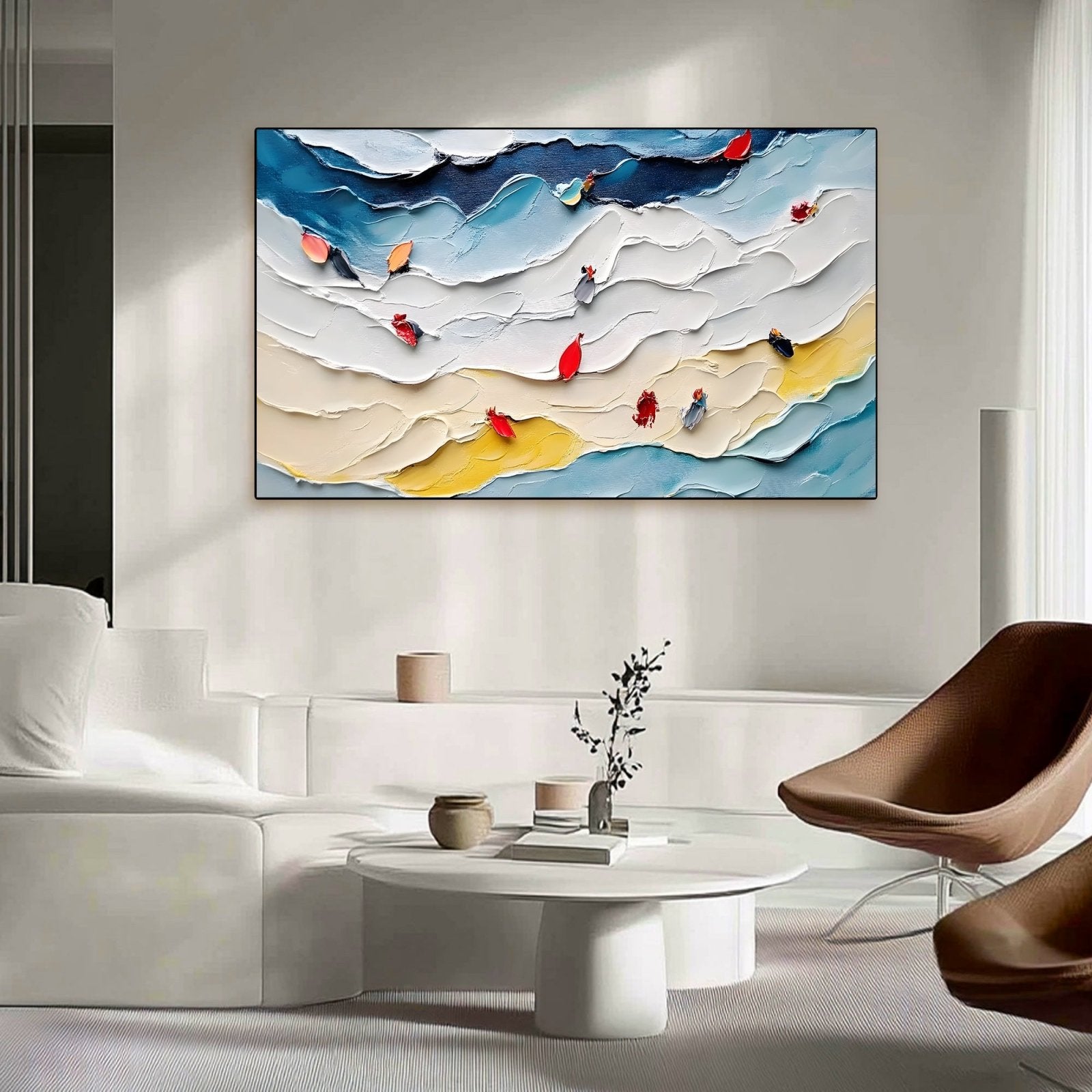 Abstract Painting "DesafíoMarino" - nukeart