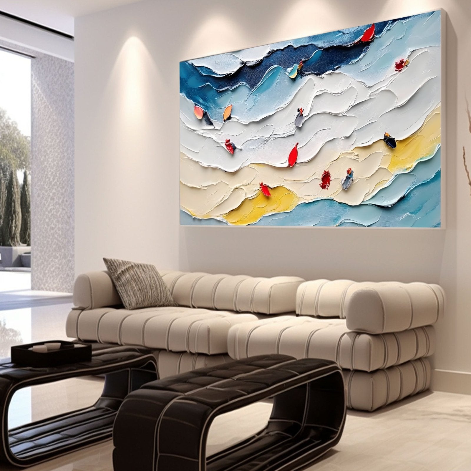 Abstract Painting "DesafíoMarino" - nukeart