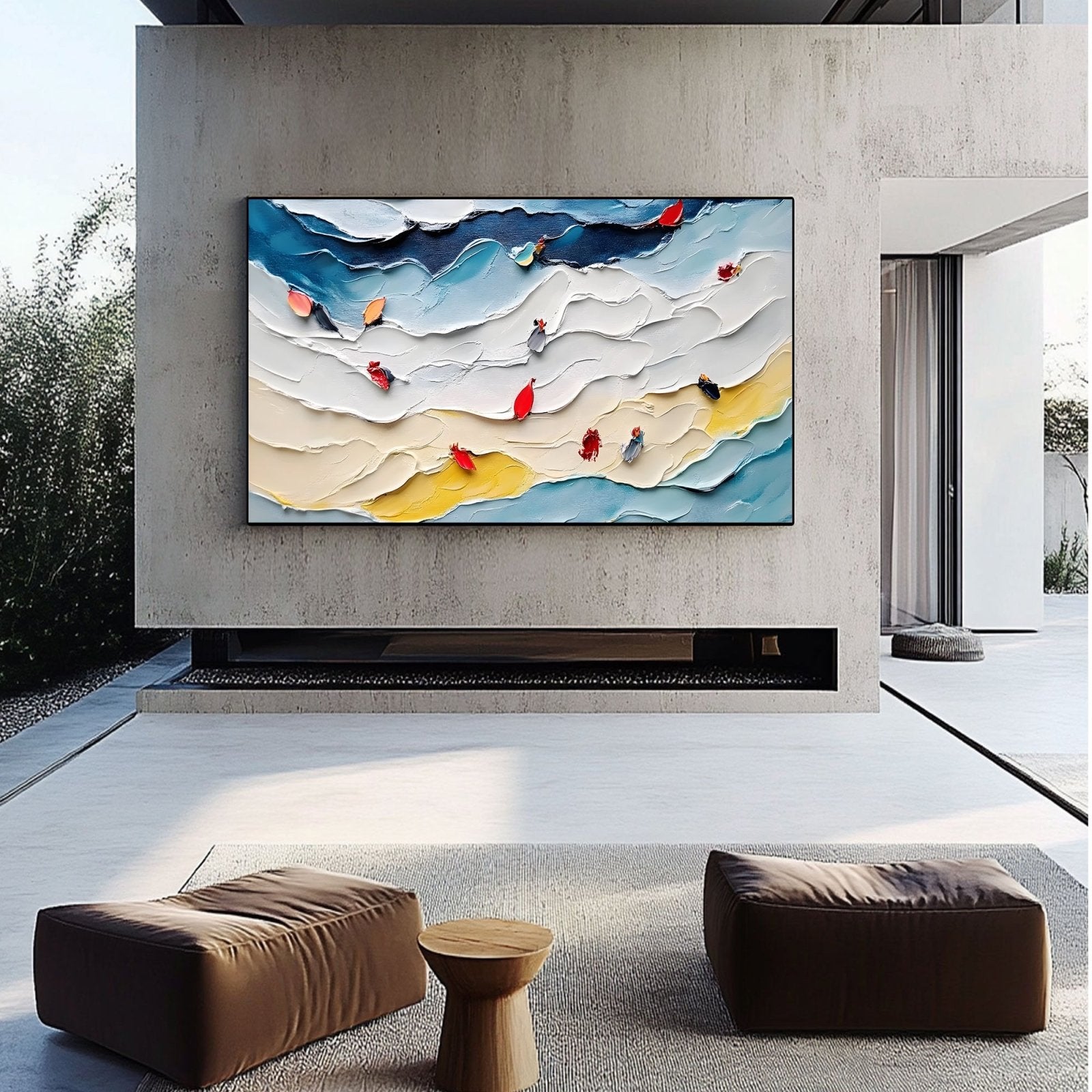 Abstract Painting "DesafíoMarino" - nukeart