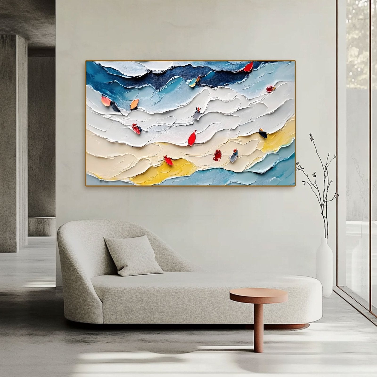 Abstract Painting "DesafíoMarino" - nukeart