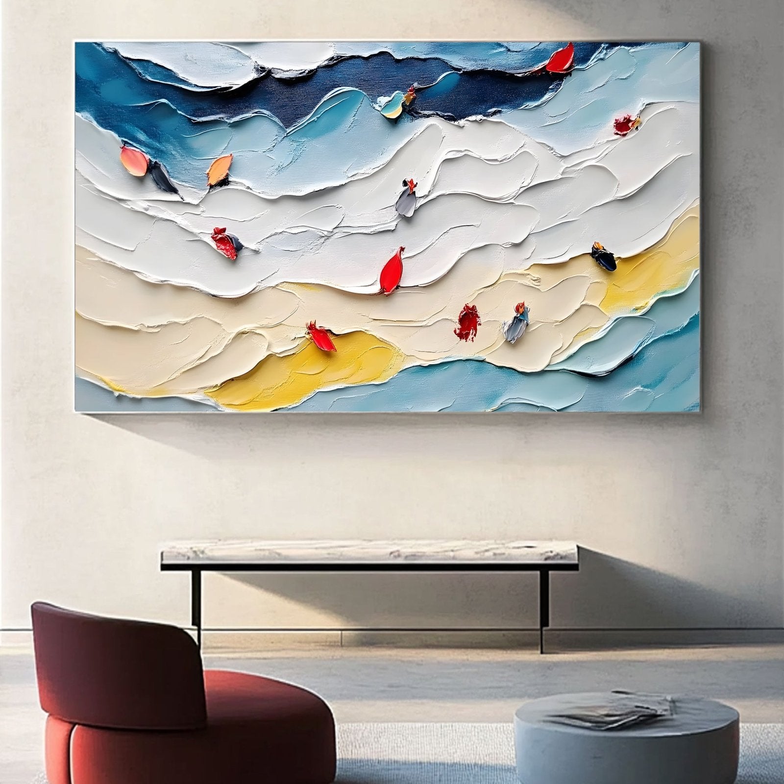 Abstract Painting "DesafíoMarino" - nukeart