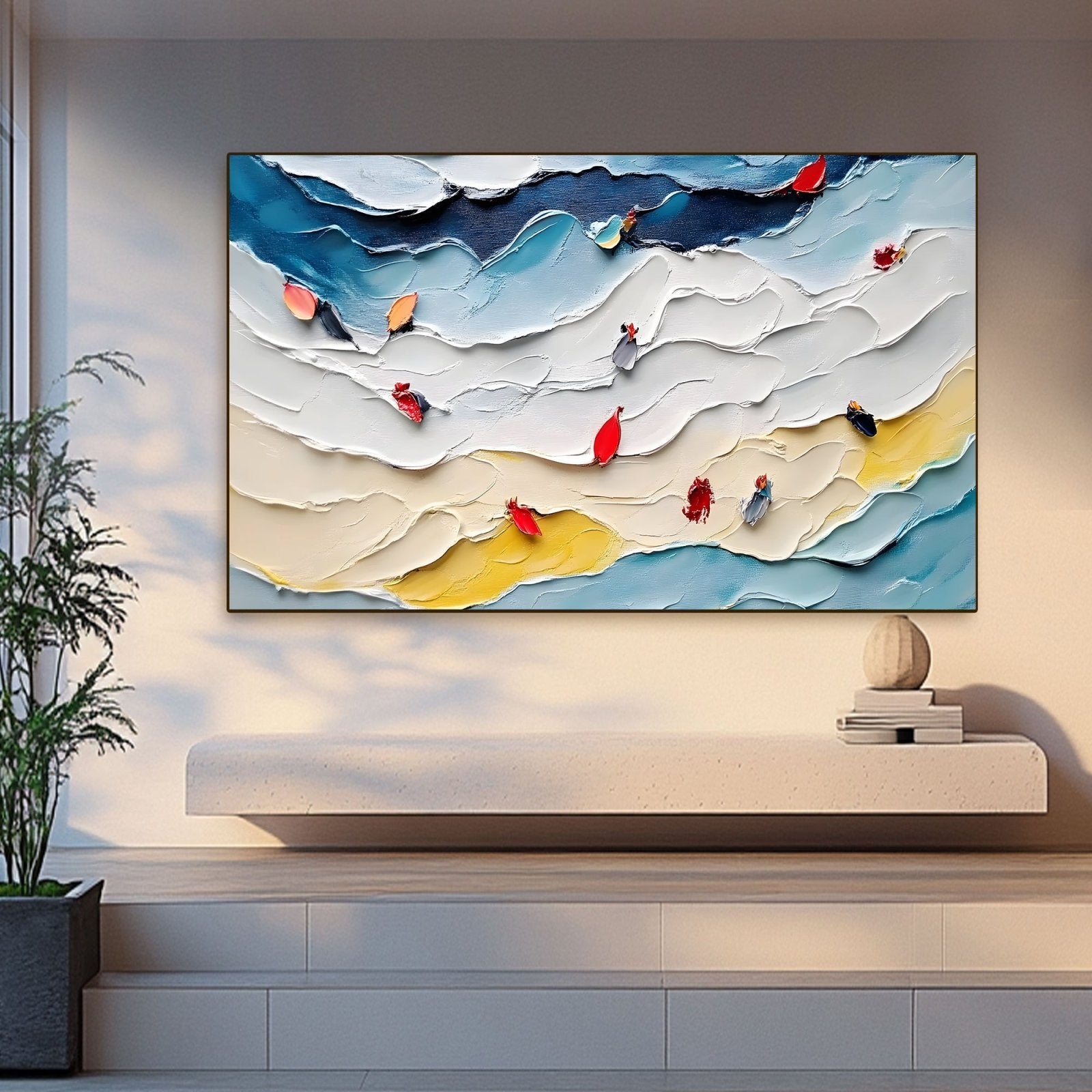 Abstract Painting "DesafíoMarino" - nukeart