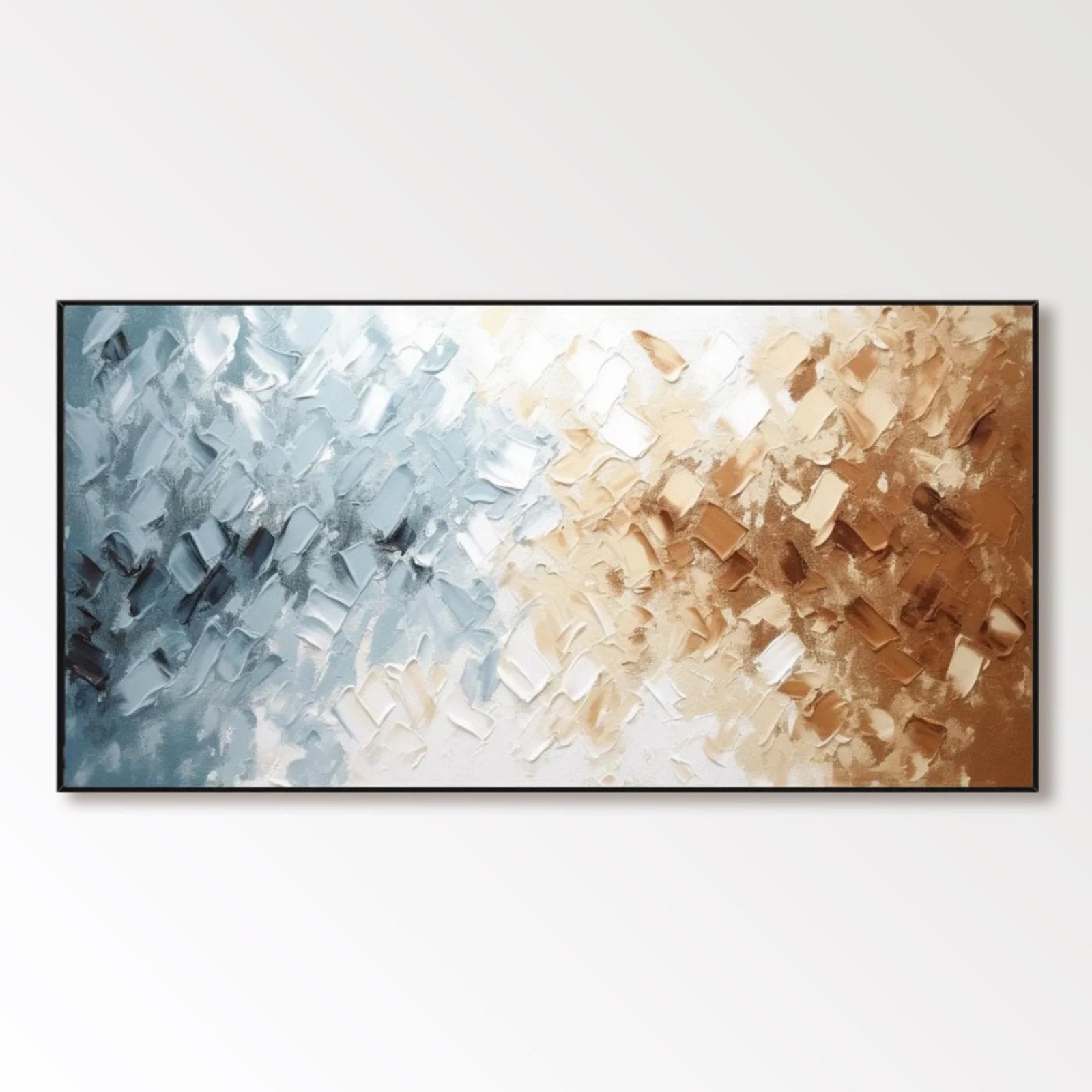 Abstract Painting "Dualité Chromatique" - nukeart