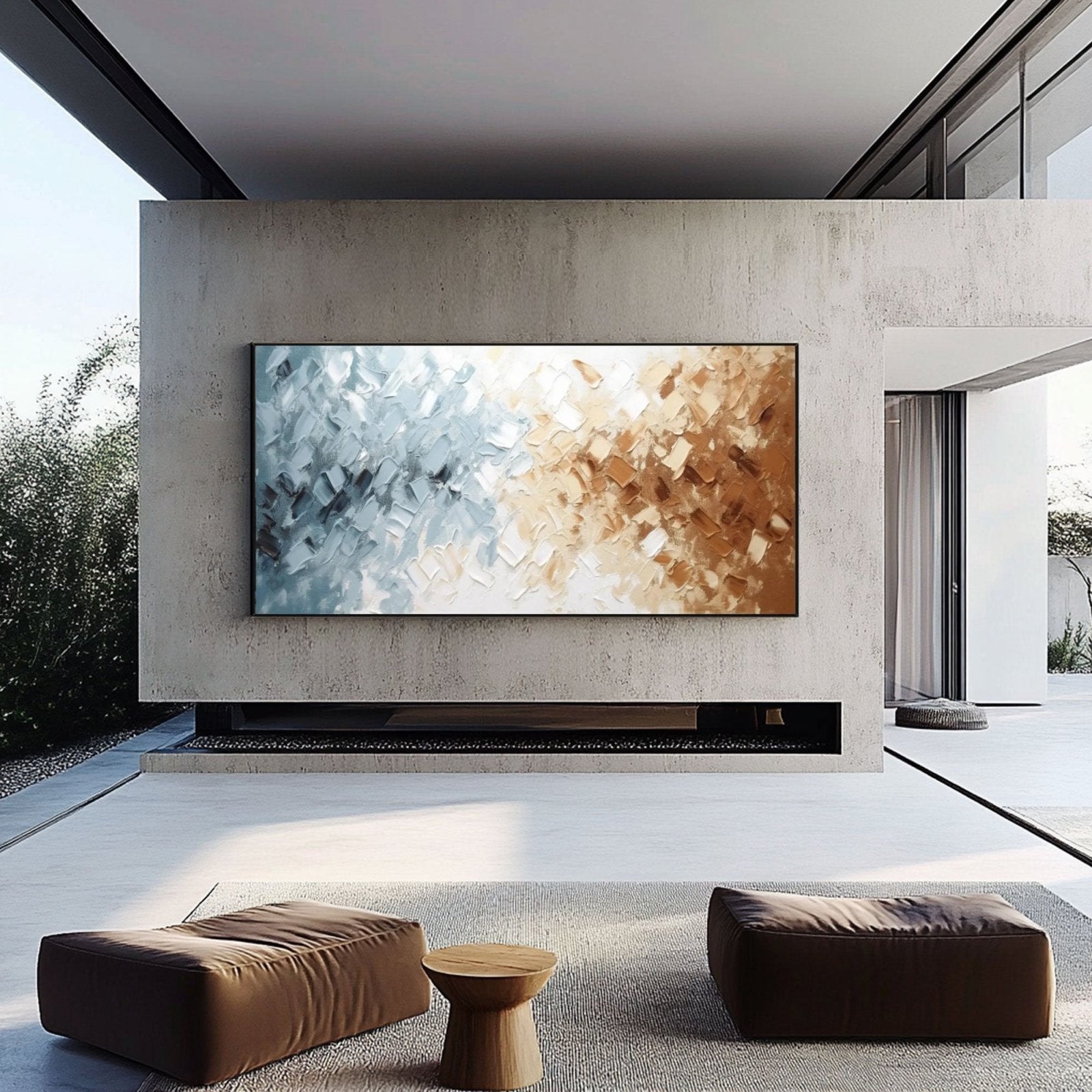 Abstract Painting "Dualité Chromatique" - nukeart